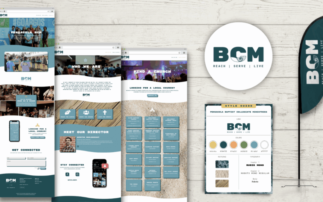 Rebrand & Website Design for Campus Ministry